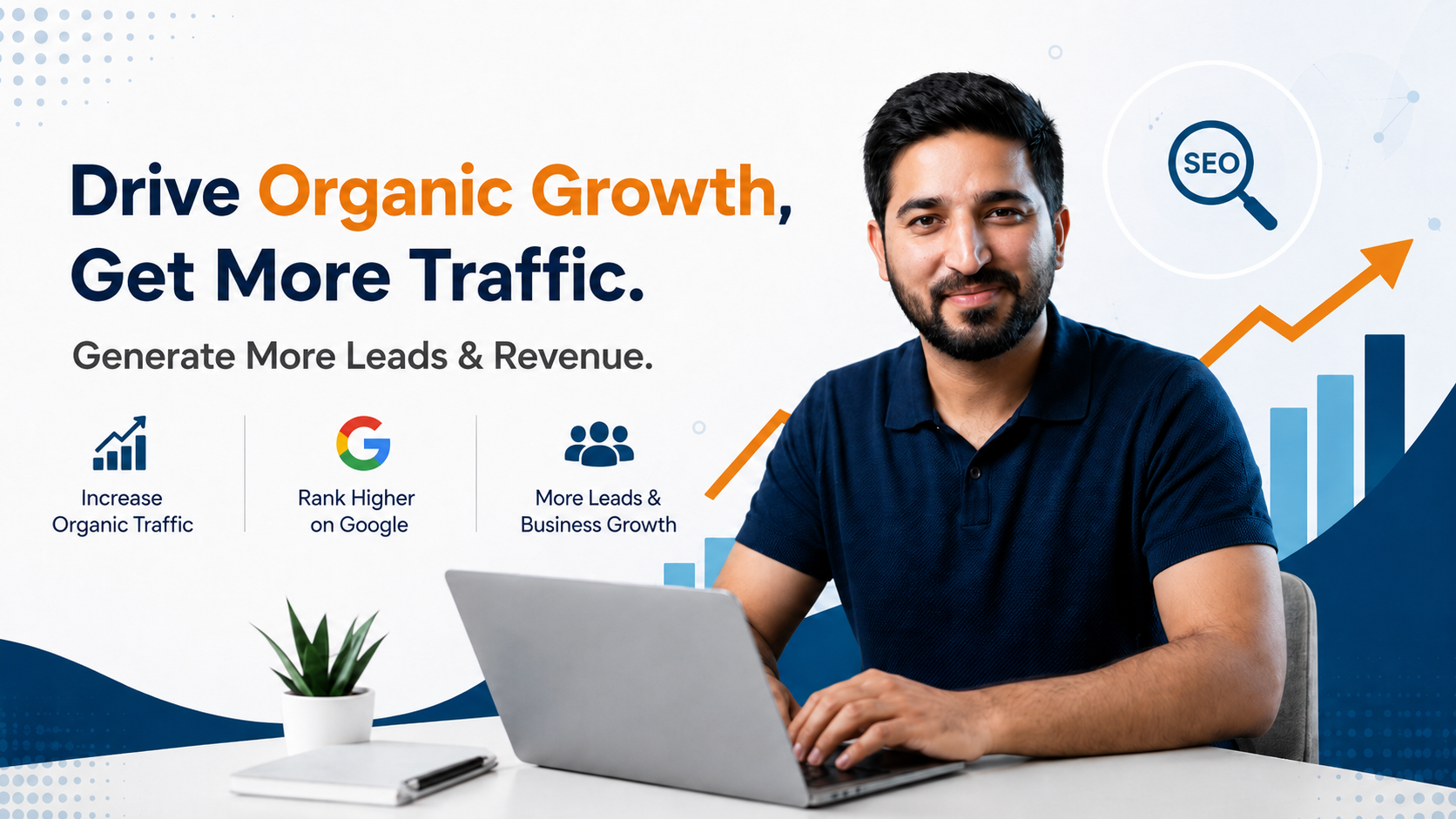 Organic SEO Consultant Strategy Visual Organic SEO consultant strategy dashboard for improving rankings, traffic and leads